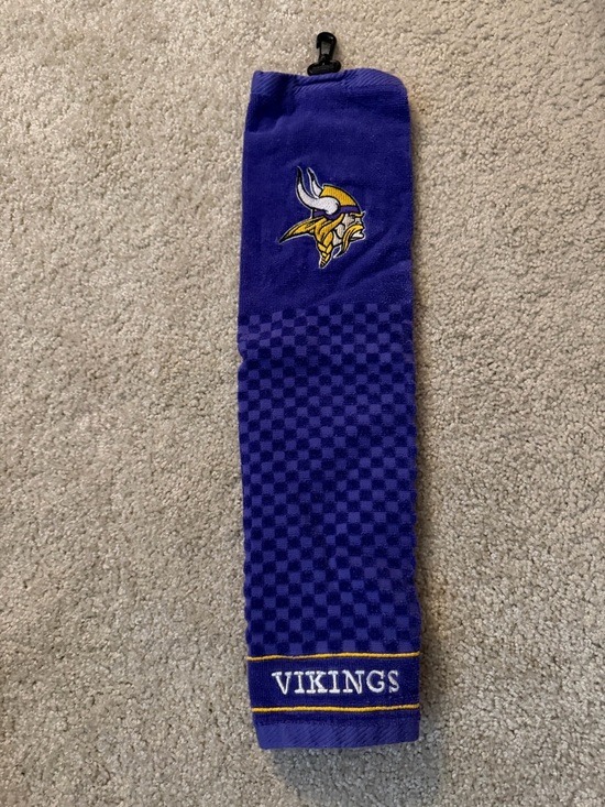 NFL Other - NFL Minnesota Vikings Purple and Gold Golf Towel